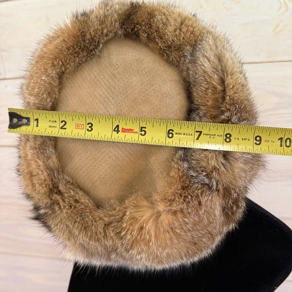 vintage rabbit fur (real) ushanka hat Russian Soviet Classy Style - Picture 8 of 8